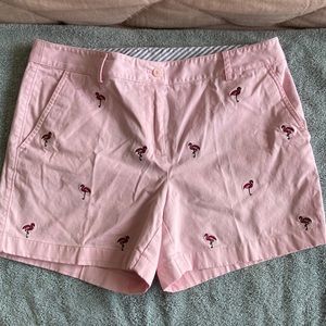 EUC Brooks Brothers size 10 Pink with flamingo embroidery No stains or rips.